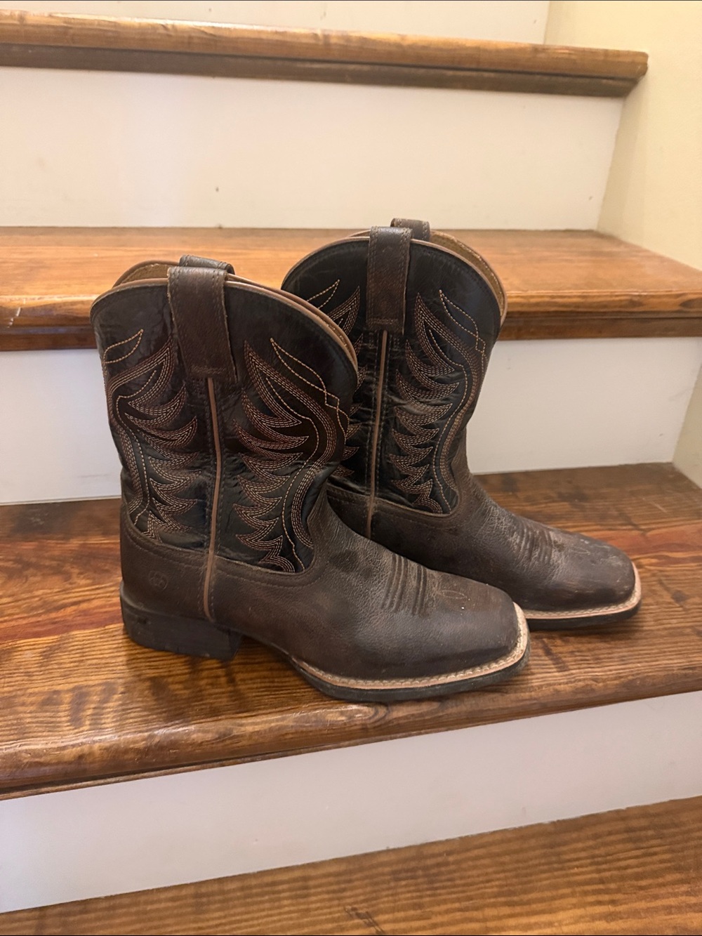 Ariat Kids Brown Western Pull-On Boots
